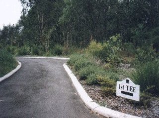 Curbs edge golf course cart paths