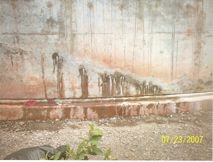 The 1.5 million gallon Kap‘a water tank was leaking.