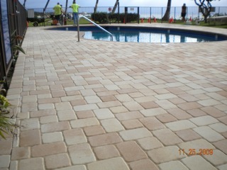 Pavers are easily taken up and reset if you need to access plumbing below